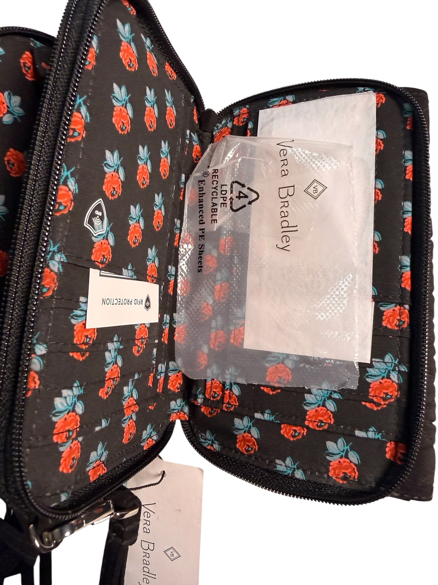 Vera Bradley Performance Twill All-in-One RFID Crossbody Wallet and Wristlet