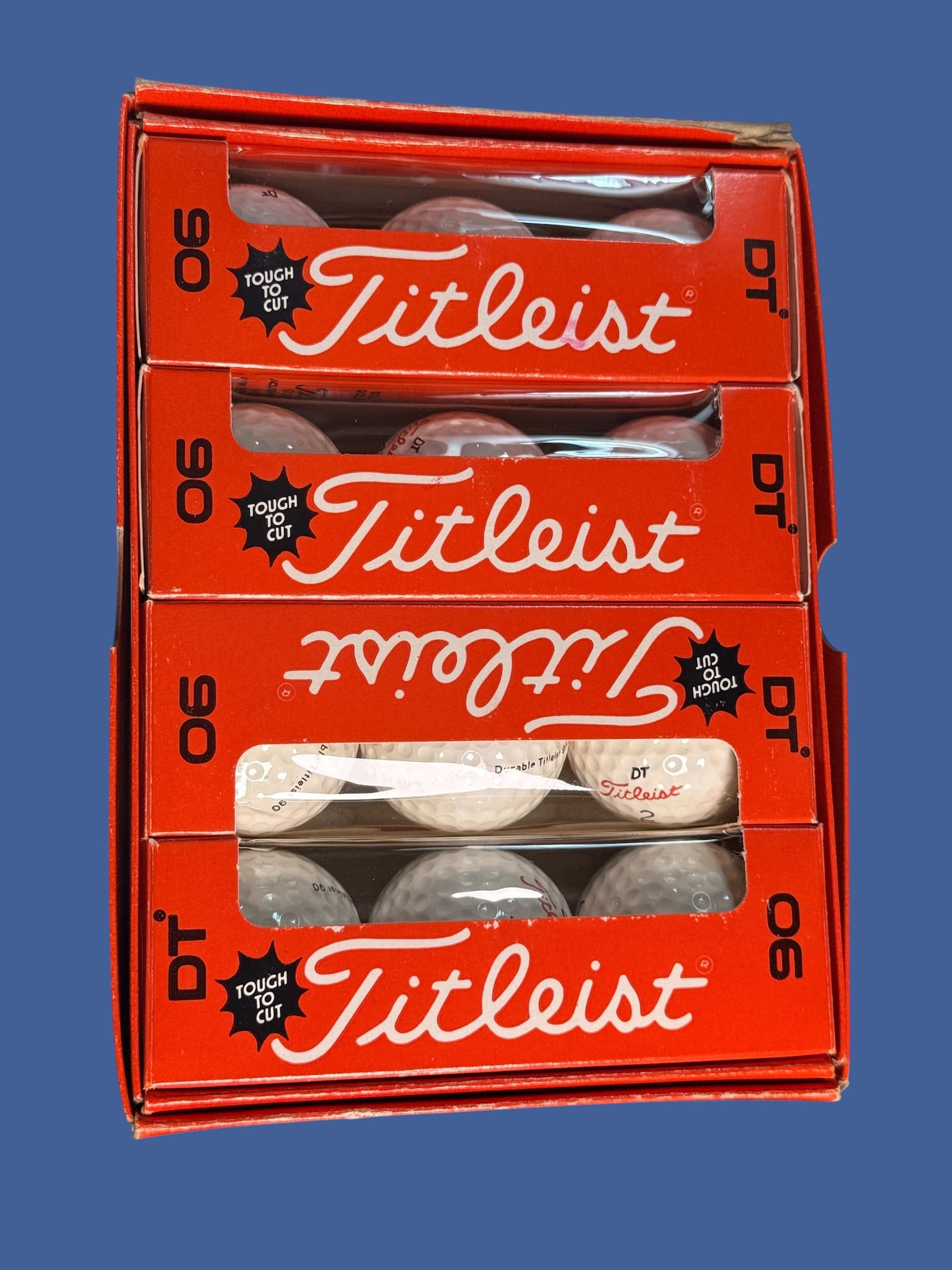 Vintage Titleist DT 90 Surlyn Covered Golf Balls - One Dozen - Flip It Now