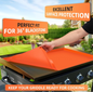 BANGIE Griddle Cover Mat for Blackstone 36 Inch Griddle Accessories | Full Wrap-Around Protection Silicone Mat for Griddle | Food Grade Silicone Grill Mat | ORANGE - Flip It Now