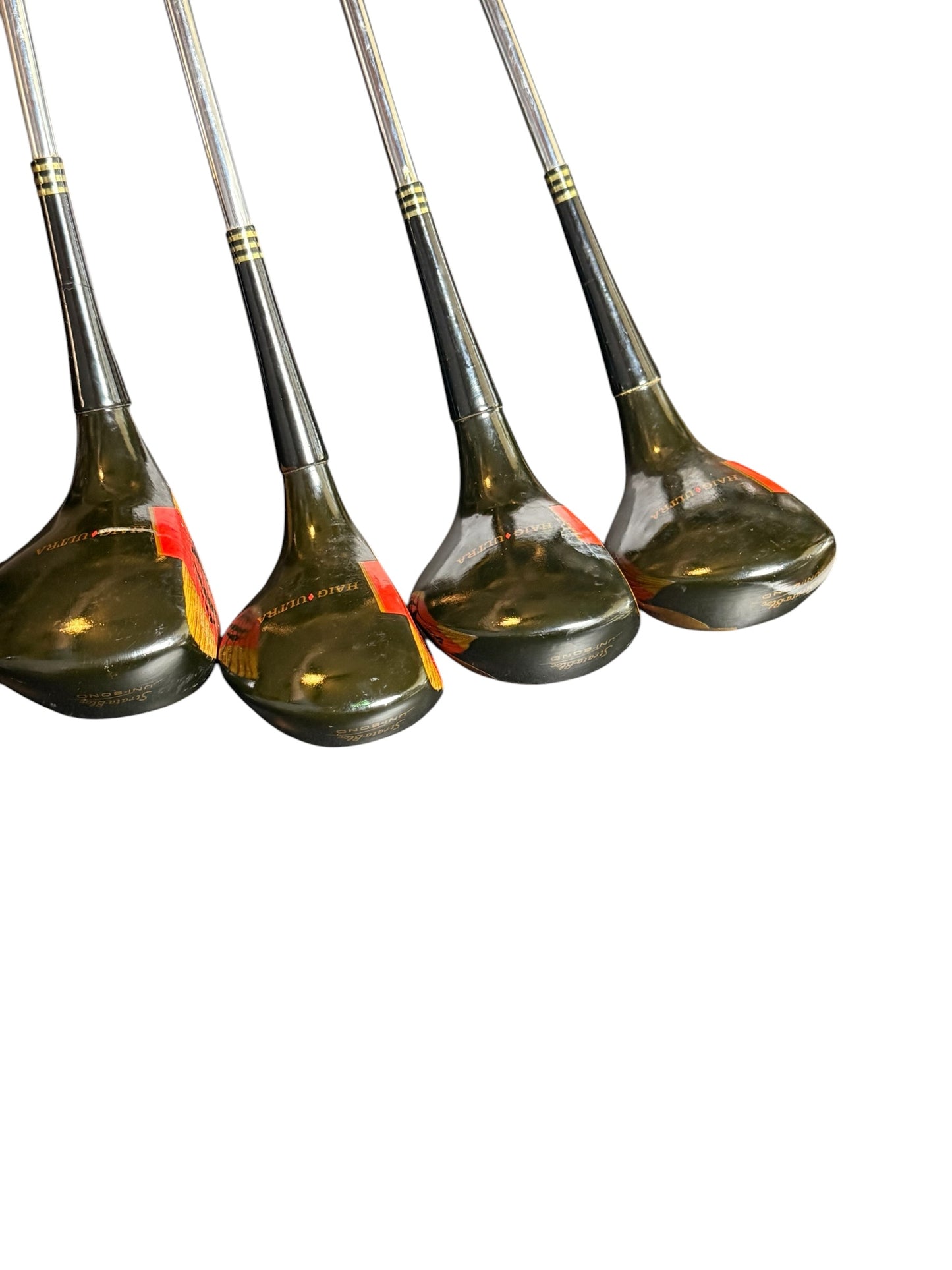 4 Vintage walter Hagen matching Haig ultra golf clubs  with literature - Flip It Now