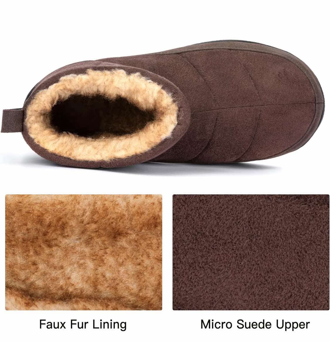 RockDove Men's Fireside Faux Suede Thermal Bootie