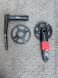 SRAM NX Eagle Boost Crankset - 170mm, 12-Speed, 32t, Direct Mount, DUB, Black - Flip It Now