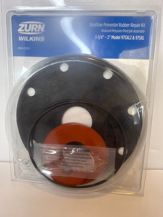Zurn Wilkins 975XL Complete Rubber Repair Kit compatible with the 1-1/4”-2” Model 975XL and 975XL2 - Flip It Now
