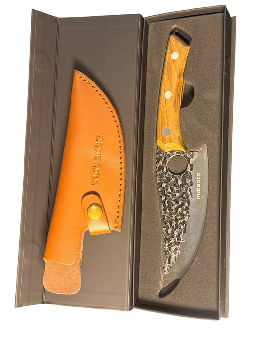 MATSATO® Premium Chef Knife. Japanese Steel Kitchen Knives for Balance & Control***With sheath - Flip It Now
