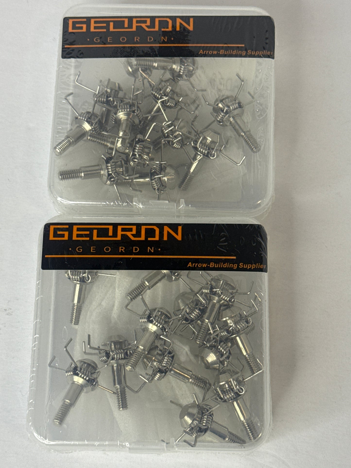 (2)Archery Broadheads 12PK Small Game Judo and Hammer Mixed Set 100 or 125 Grain Field Arrow Practice Spiral Tip for Small Game Hunting - Flip It Now