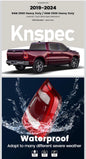 LED Tail Lights Assembly Compatible With 2019-2023 RAM 2500 3500 without Blind Spot Red Bezel Rear Brake Lights Replace 68361716AD (Right Passenger Side) - Flip It Now