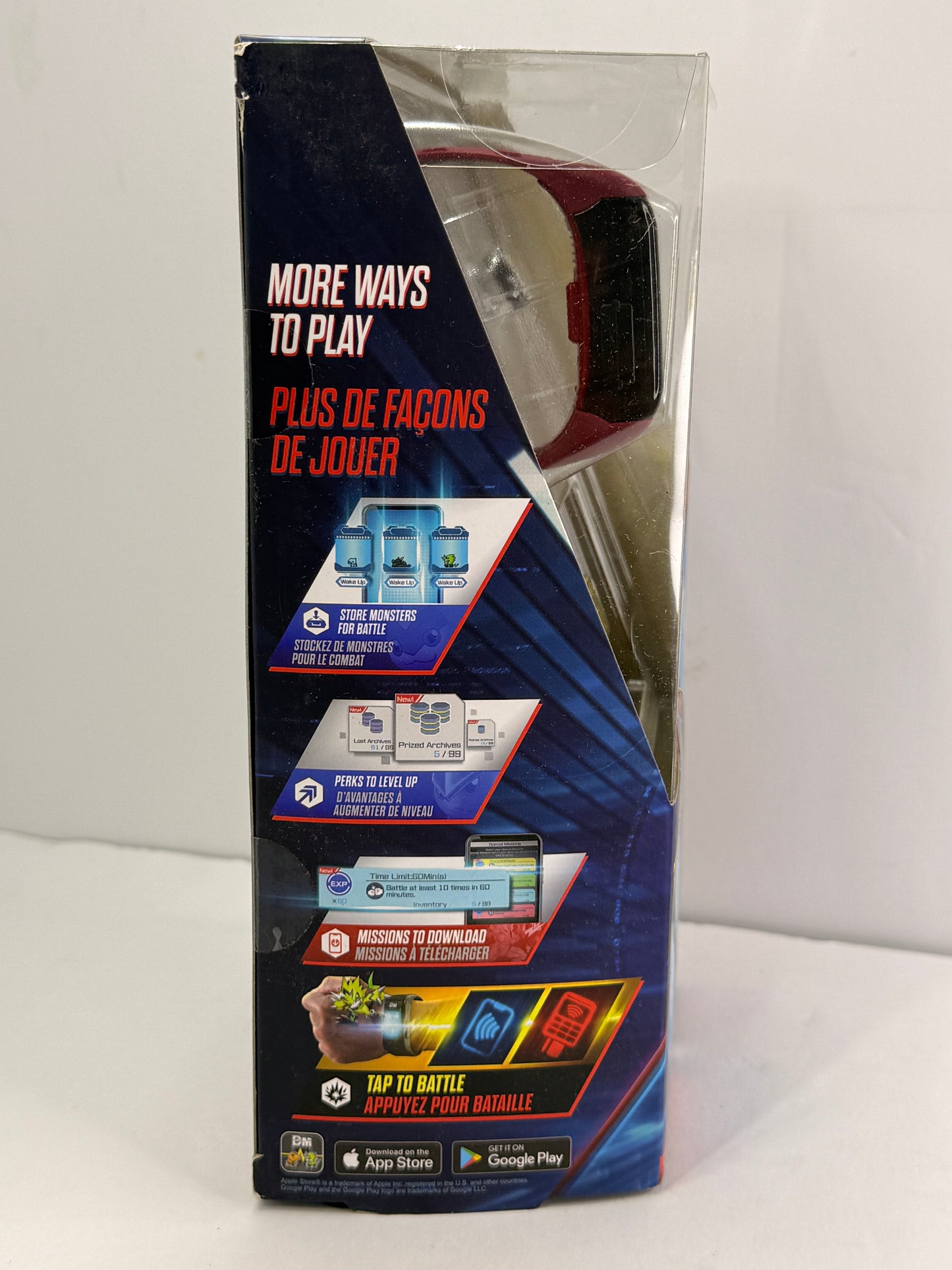 Bandai Namco - Digimon - Vital Hero Interactive Fitness Tracker/Digital Watch/Virtual Pet (Red) - Flip It Now