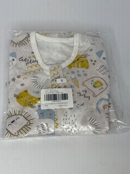 Little Tots Baby Sleep Sack, Comfy Zipper Baby Wearable Blanket, 2-Way Zipper 100% Cotton Toddler Sleeping Sack TOG 0.5 - Flip It Now