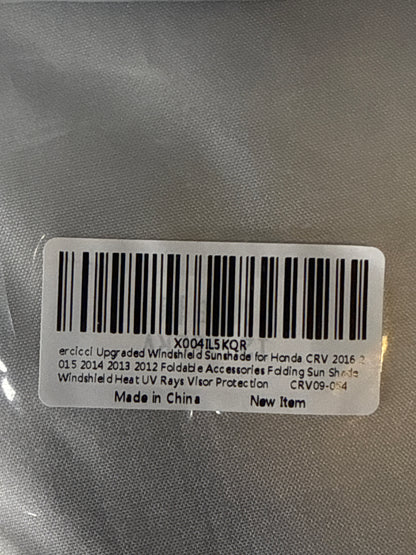 2 shades** (+1!!!) Upgraded Windshield Sunshade for Honda 2012-2016 CRV Foldable Accessories Folding Sun Shade Windshield Heat UV Rays Visor Protection