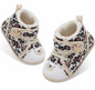 FEETCITY Baby Boots Boys Girls Infant Slippers Cozy Fleece Boots First Walking Shoes Warm Socks Newborn Crib Shoes - Flip It Now