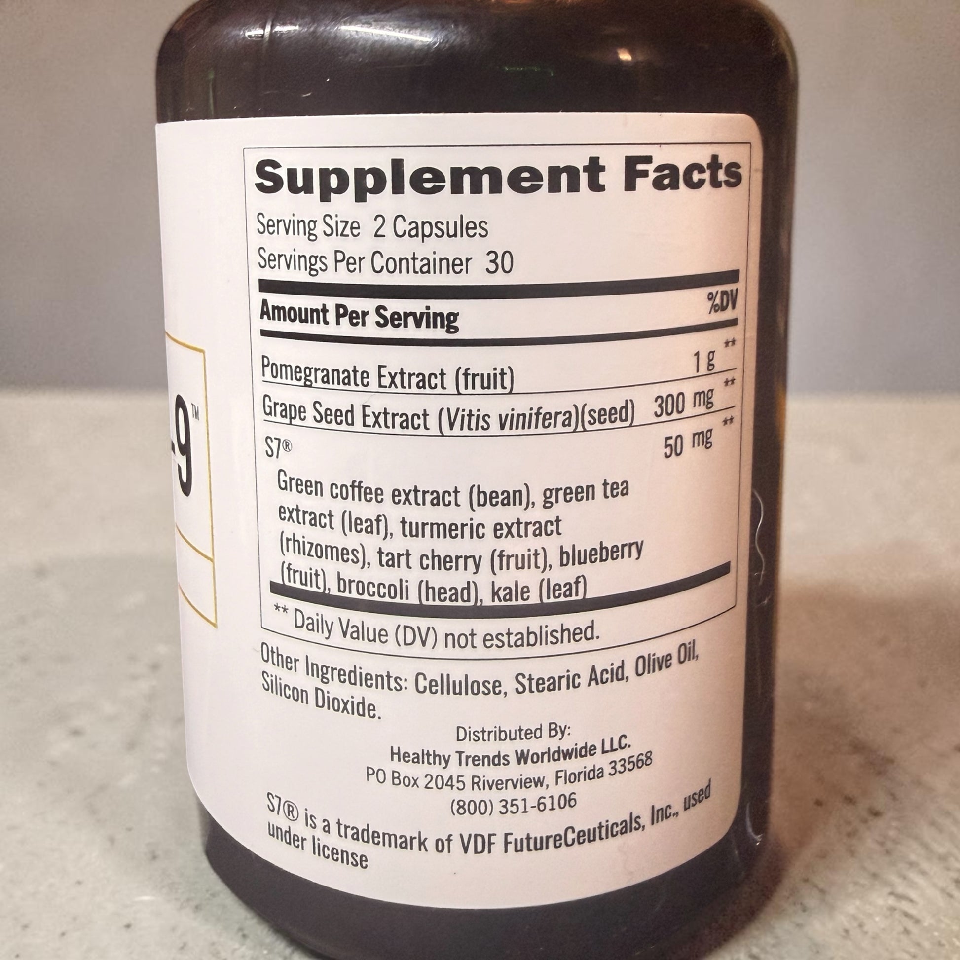 Golden After 50 NitrolFlo-9 - Nature-Powered Nitric Oxide Supplement with Pomegranate Extract, Grape Seed, and S7® - Supports Nutrient Circulation and Optimal Energy - 60 Capsules - Flip It Now