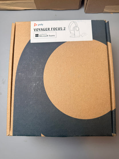 Brand New Poly Voyager Focus 2 Stereo USB-C Headset Active Noise Cancellation