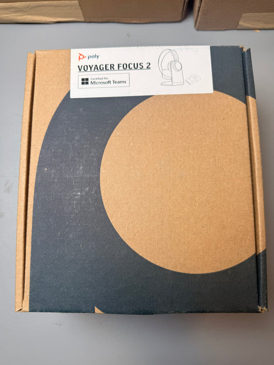 Brand New Poly Voyager Focus 2 Stereo USB-C Headset Active Noise Cancellation