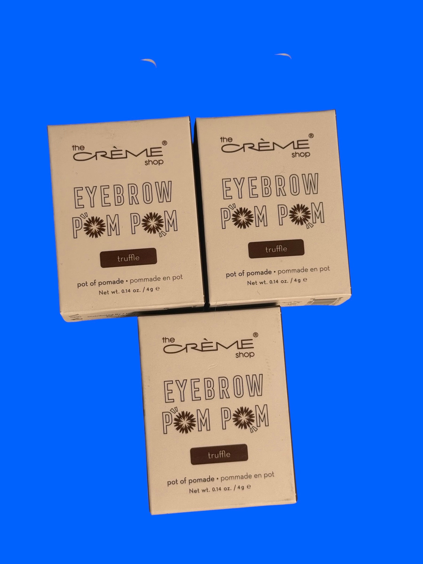 The Creme Shop Eyebrow Pom Pom Pot of Pomade Truffle Shade / Color - Flip It Now