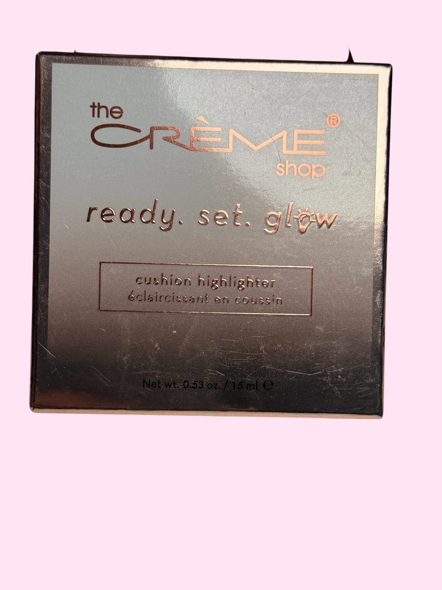 Lot of (3) The Crème Shop Ready Set Glow Cushion Highlighter ROSE GOLD GLOW - Flip It Now