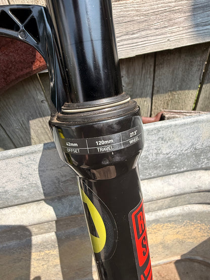 RockShox Judy Gold Solo Air 27.5” 120mm 42mm Offset Tapered 7” Steerer QR 9x100 - Flip It Now
