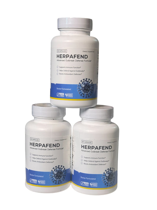 Herpafend Advanced Outbreak Defense Formula - 60 Capsules x (3) - Flip It Now