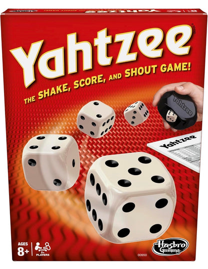 Hasbro Gaming Yahtzee Game, Fast-Playing Dice Games for Kids, Teens, and Adults, Strategy Games, Family Games for Kids, 2 or More Players, Ages 8 and Up - Flip It Now
