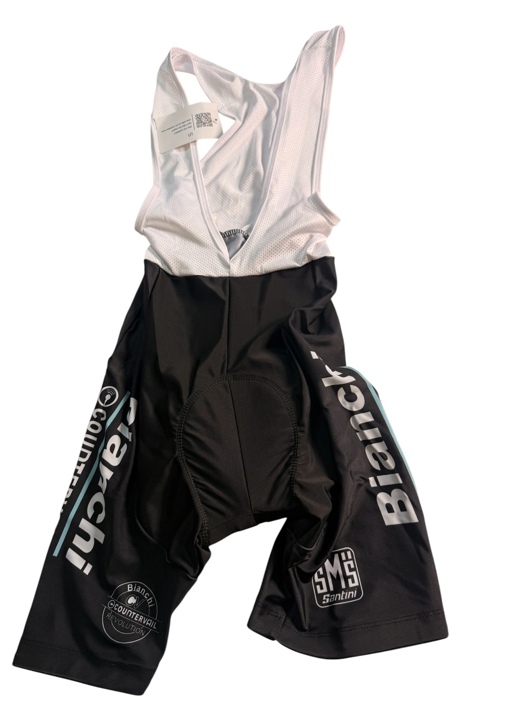 Authentic Santini SMS Bianchi Countervail Team Cycling Jersey padded short set -Size S-Italy - Flip It Now