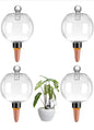 4 Pack Plant Watering Globes with Covers 17oz Self Watering Planter Insert Indoor/Outdoor Plant Watering Devices for Automatic Drip Irrigation