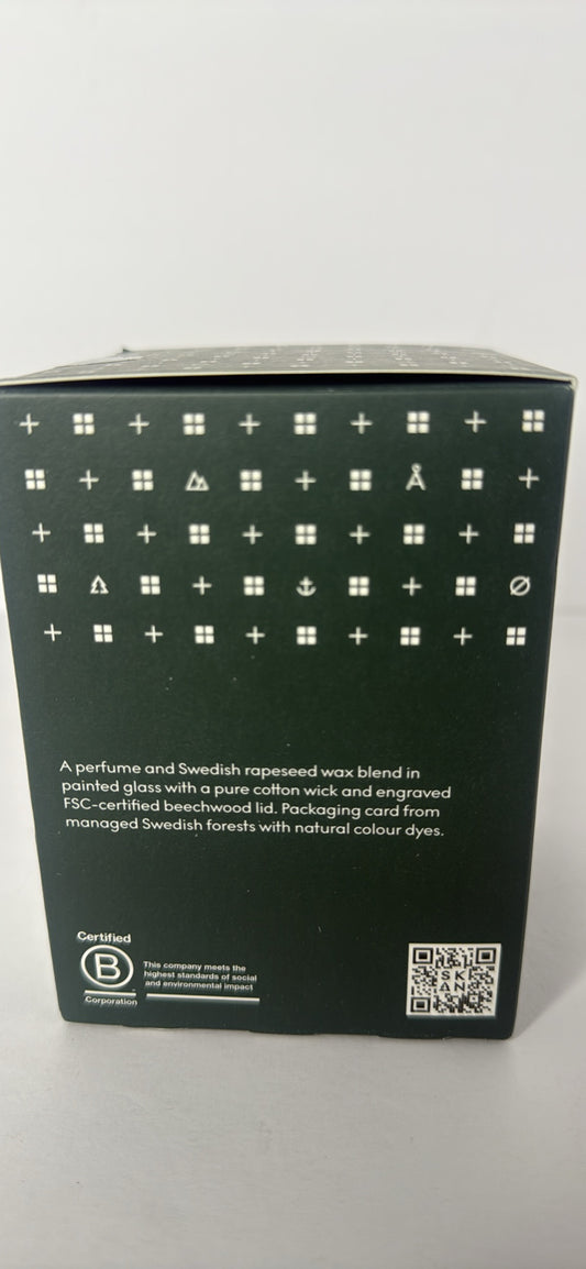 Skandinavisk Skog 'Forest' Scented Candle. Fragrance Notes: Pine Needles and Fir Cones, Birch Sap and Lily of The Valley. 7.0 oz. - Flip It Now