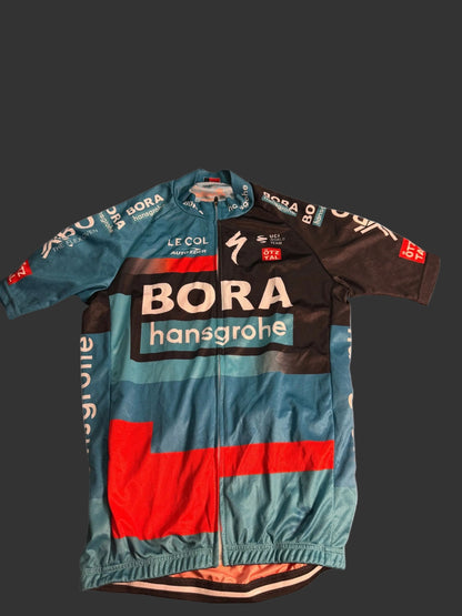 Authentic BORA Hansgrohe Team Cycling Jersey padded short set -Size S-Italy - Flip It Now