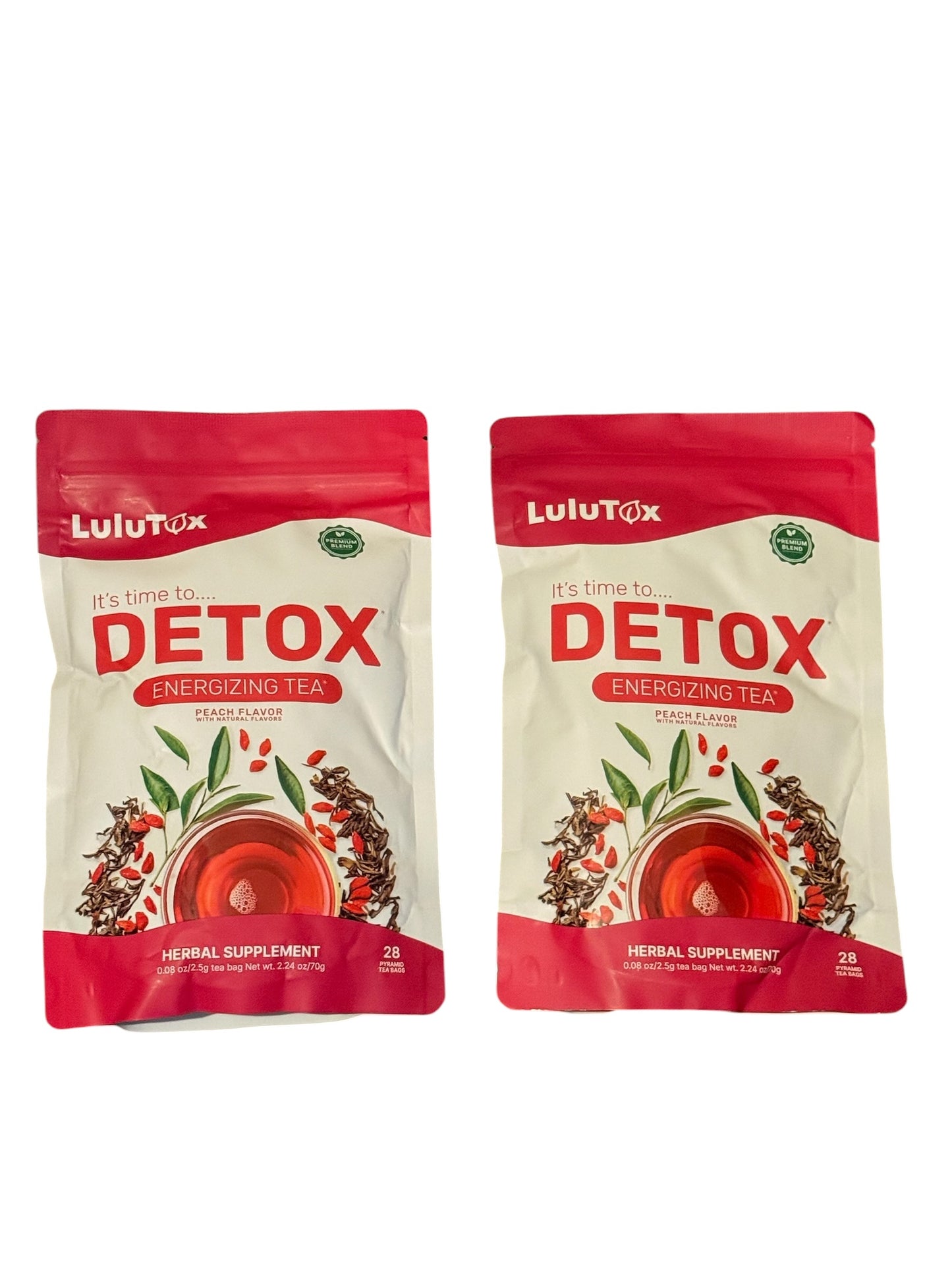 LULUTOX Detox Tea Slimming Tea with Dandelion and Ginseng to Support Goals 28ct (x2) - Flip It Now
