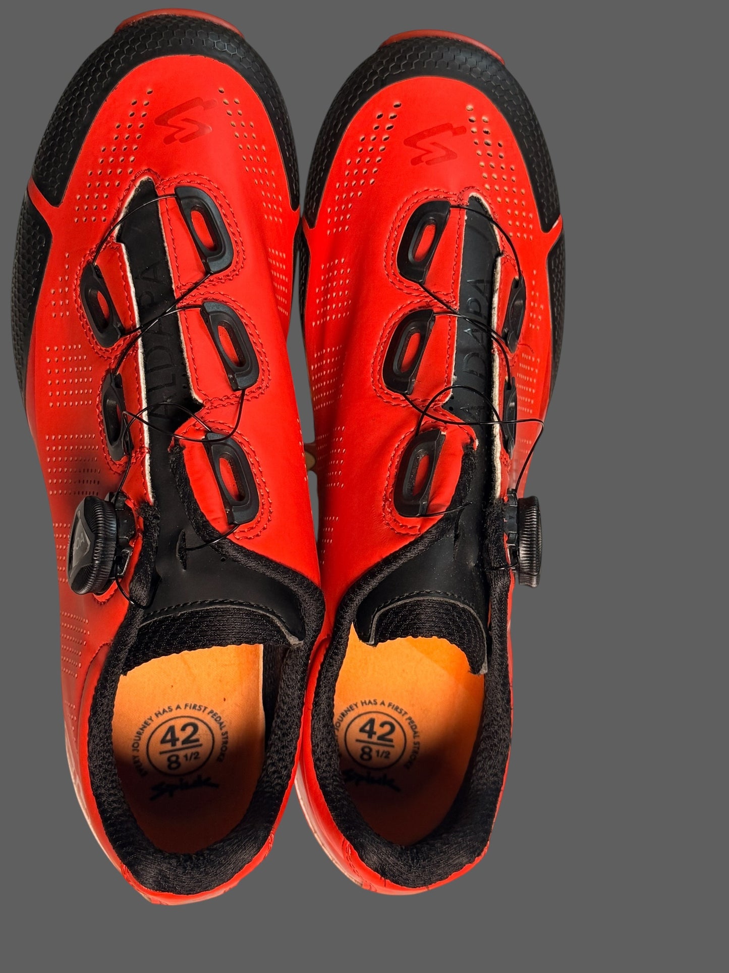 Spiuk Aldapa MTB Cycling Shoes Red 8.5/42 - Flip It Now