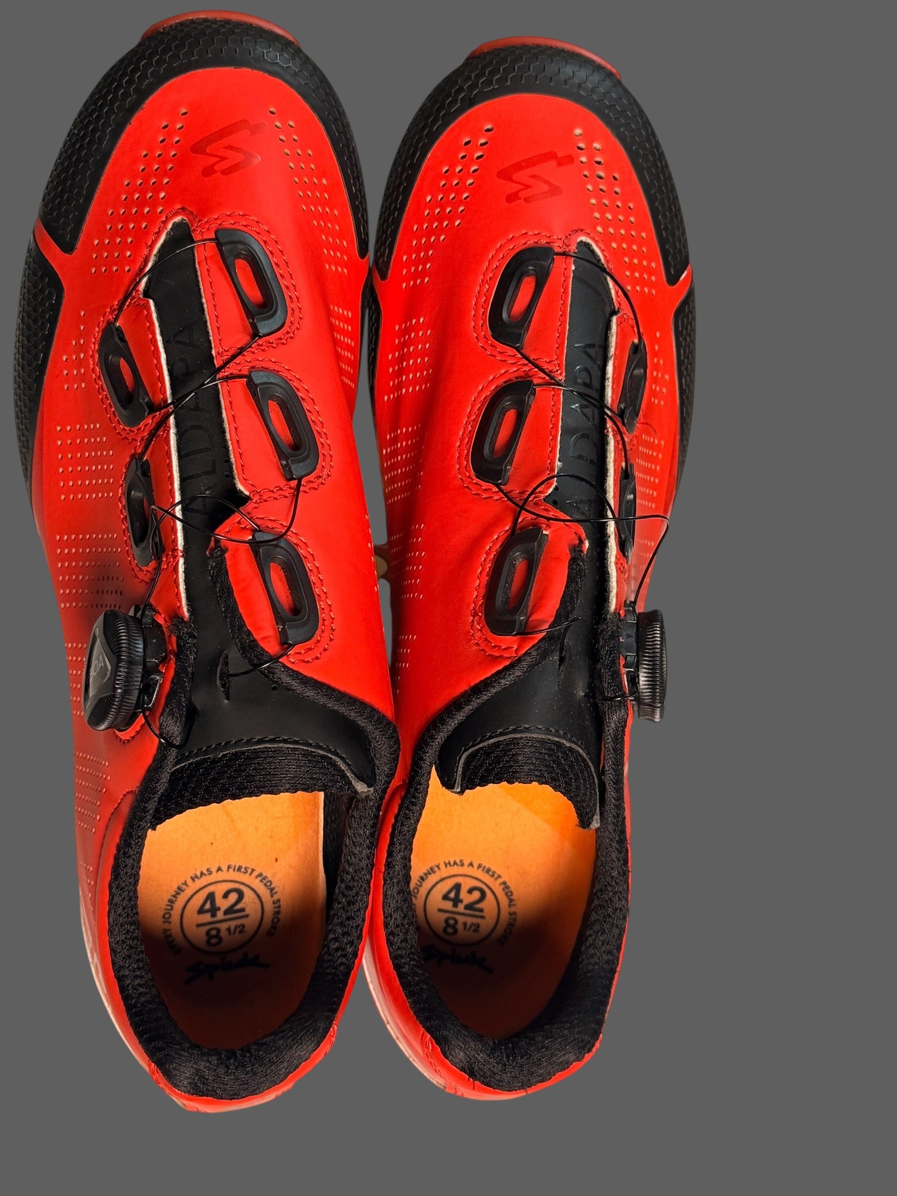 Spiuk Aldapa MTB Cycling Shoes Red 8.5/42 - Flip It Now