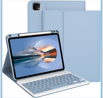 Keyboard Case for iPad Pro 13 Inch (M4) 2024 [Magnetic Detachable Wireless Keyboard][Support 3 System] Flip Stand Case with Pencil Holder for iPad 13” Pro 2024 (M4), Blue - Flip It Now