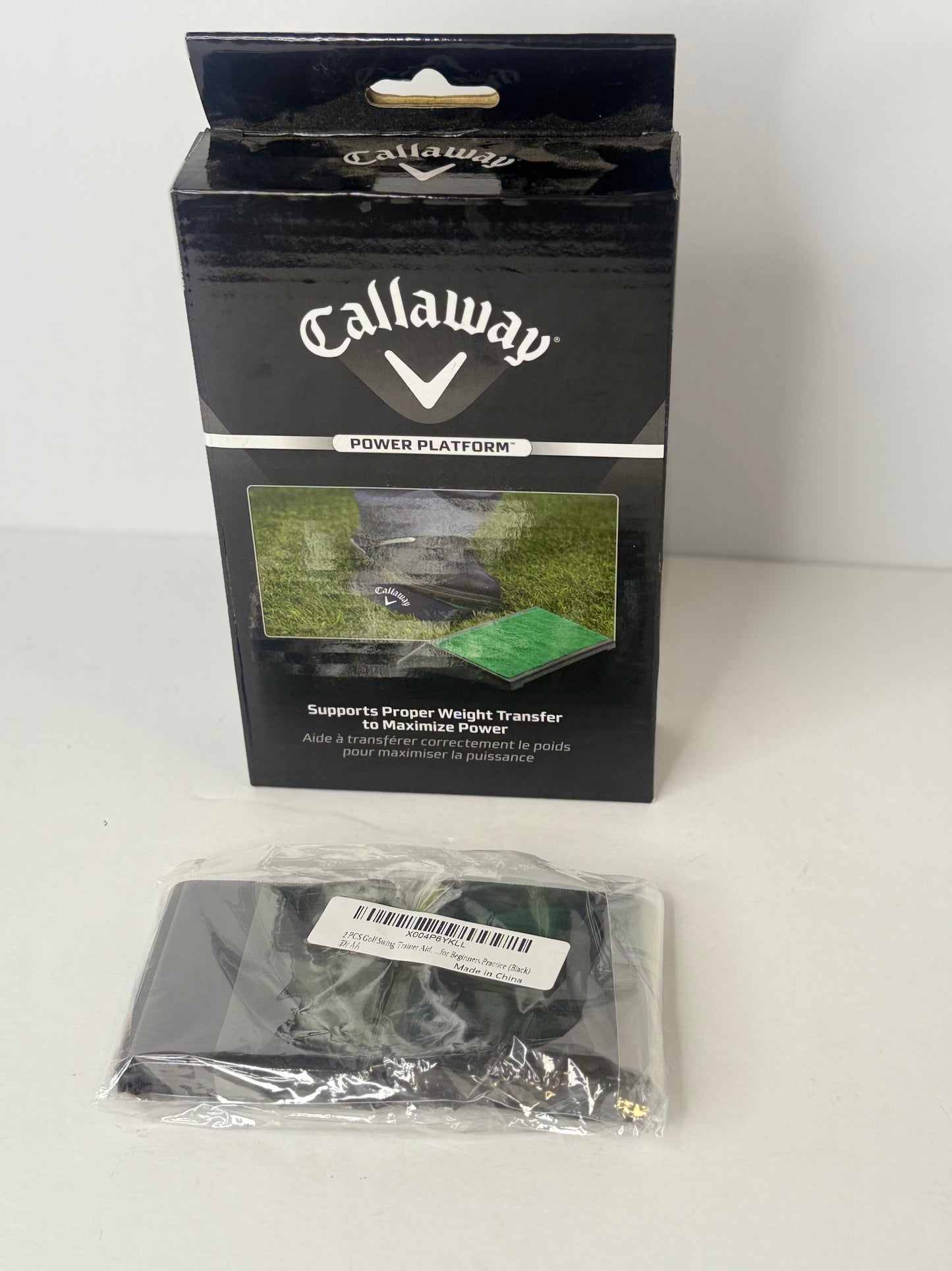 *bonus buy 2 Pack Golf Swing Training Aid Swing Correcting Arm Band for Muscle Memory & Body Connection – Golf Trainer for Beginners, Left/Right-Handed Players (Black)