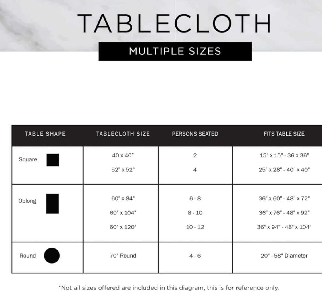 DII Home Sweet Farmhouse Plaid Tabletop Collection, Tablecloth, 52x52, Light Blue