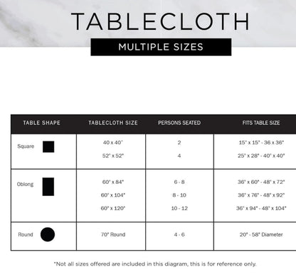 DII Home Sweet Farmhouse Plaid Tabletop Collection, Tablecloth, 52x52, Light Blue