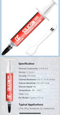 (2) Thermal Paste, 3g CPU Thermal Compound Paste, Heatsink Paste for All Coolers, CPU, GPU, IC Processor, Carbon Based High Performance, Thermal Interface Material