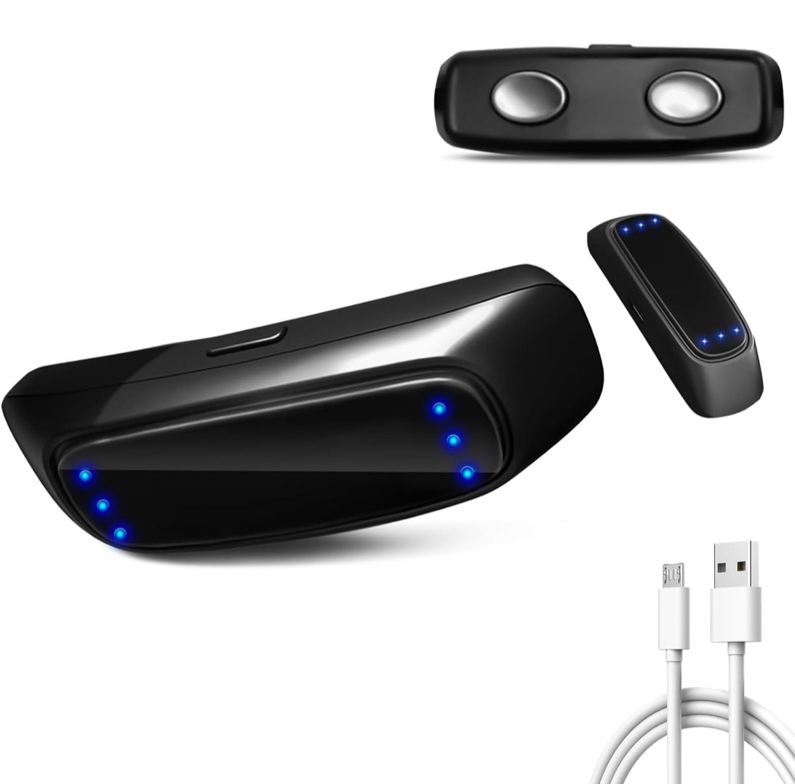 Anti snoring devices, Smart Snore Stopper with 6 Adjustable Modes for Snoring Relief, Easy & Comfortable Use, Portable Snore Solution for Home Office Travel