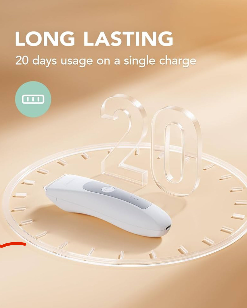 Bikini Trimmer for Women, Pubic Hair Trimmer Shaver for Women -Waterproof Hair Shaver Razors, LADYSPOT™ Shaving Sets,with 3 Guards,Replaceable Hypoallergenic Ceramic Blade,Wet/Dry (white) - Flip It Now