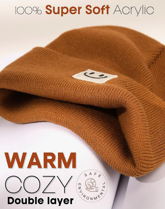 FURTALK Unisex Beanie for Women Men Knit Cuffed Winter Hats Soft Warm Cute Ski Skull Caps - Flip It Now