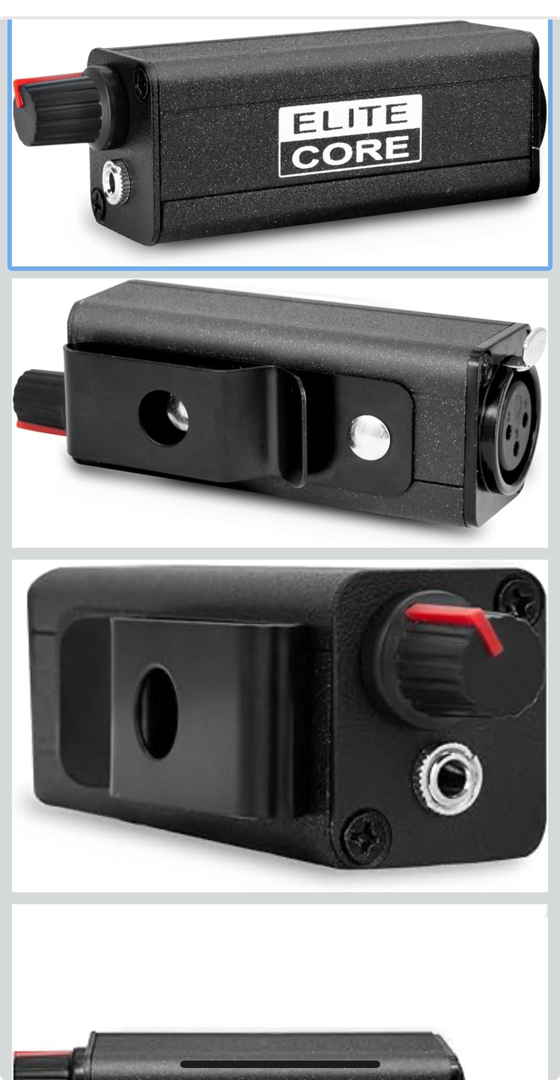 Elite Core EC-WBP-VC Wired Body Pack WITH Passive Volume Control