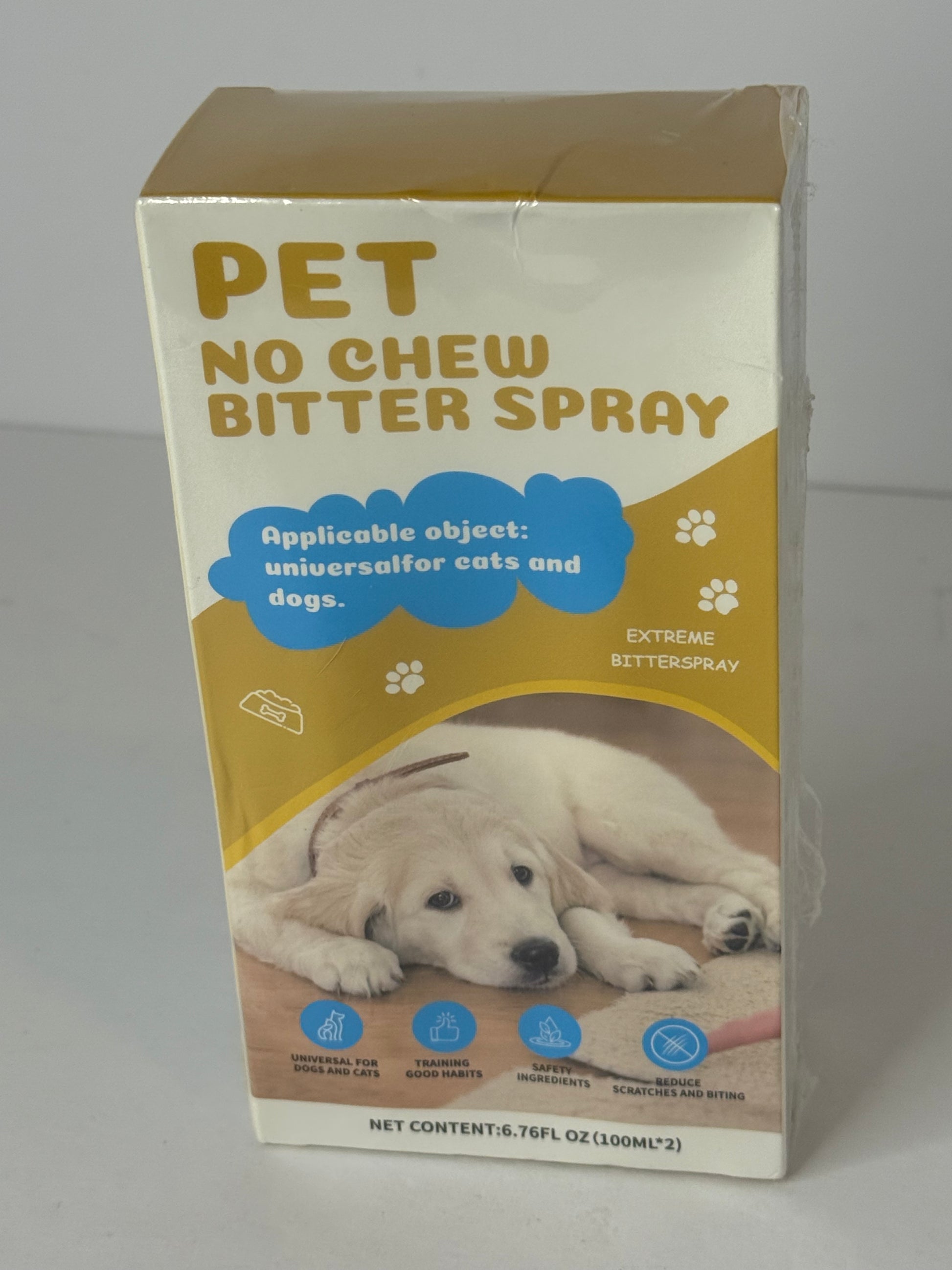 No Chew Spray for Dogs 2 Pack (100ML) Natural Ingredients Bitter Apple Spray for Dogs Alcohol Free Deterrent Spray to Stop Chewing Barking Marking and Nibbling - Flip It Now