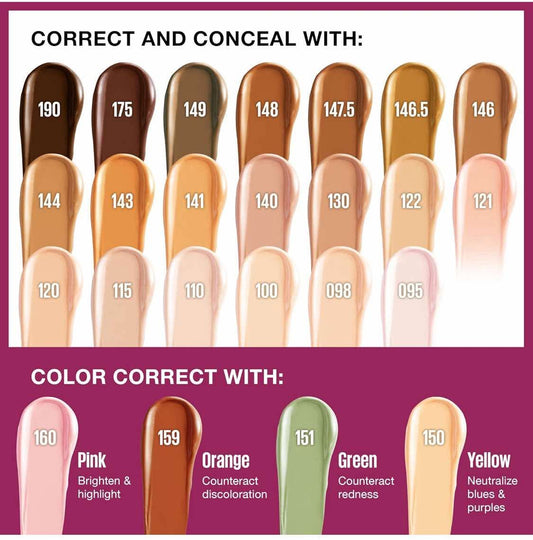 Maybelline Instant Age Rewind Instant Eraser Multi-Use Concealer, Crease-Resistant Coverage, Up to 12HR Moisturizing Wear, 143, 1 Count