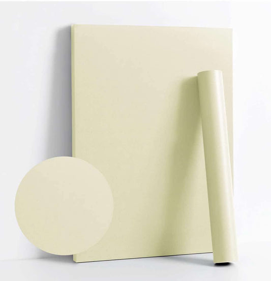 Dimoon 118''x17.7'' Beige Peel and Stick Wallpaper Contact Paper Modern Self Adhesive Wall Paper Removable Renter Friendly Textured Solid Color Shelf Cabinet Vinyl Roll (118''x17.7'',Beige)