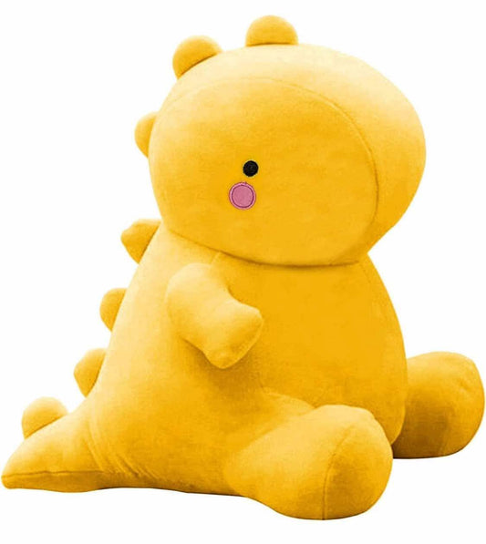 Dinosaur Plush Toys - 12" Stuffed Plushies - Soft Pillow for Home Decorations - Hugging Figures for Boys and Girls - Cute Animal Toys for Fans - Ideal Sleep and Play Companion (Yellow)