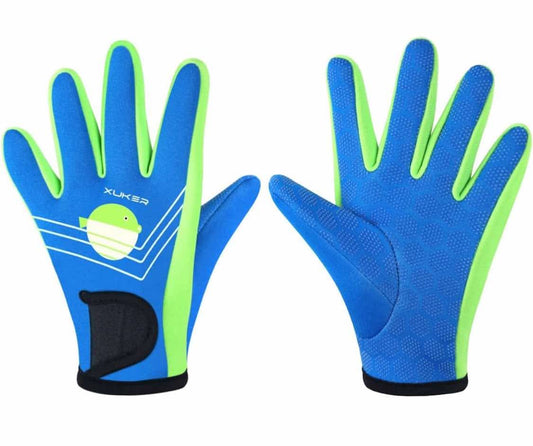 XUKER Neoprene Gloves for Kids, 2mm Wetsuit Dive Gloves Keep Warm for Diving Scuba Kayaking Snorkeling Swimming Water Sports