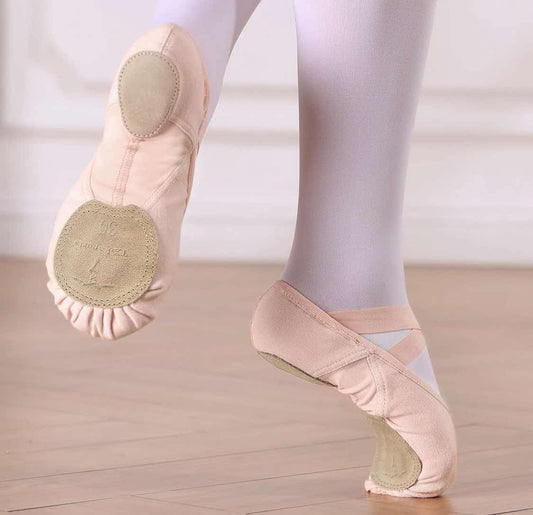 TXJ Sports Ballet Shoes for Girls Highly Stretch Ballet Slippers Split Sole Women Dance Shoes Flats for Yoga Gymnastics Performance