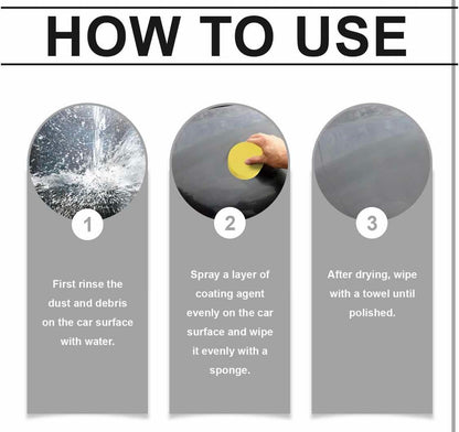 2025 Upgrade 3 in 1 Ceramic Car Coating Spray with Nano Paint Technology,Multi Functional High Protection Quick Application Spray,Coating Renewal Agent for Long-Lasting Shine&Paint Protection (1PC) - Flip It Now