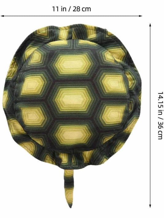 Funny Turtle Cosplay Costume for Dogs - Creative Halloween Outfit for Puppies, Size L, Comfortable and Cute Pet Apparel