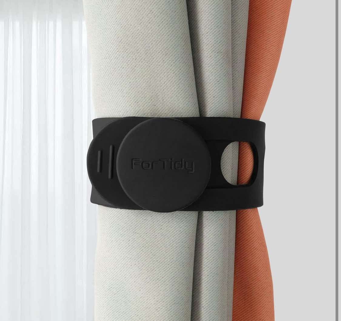 Silicone Utility Strap for Slow Cooker Lid, Pot, Bento Box, 21.65 In Reusable Elastic Self-Lock Silicone Tie for Bundling or Organizing Curtain, Cords, Yoga Mat, Camping Mat, 2pcs (Black&White)