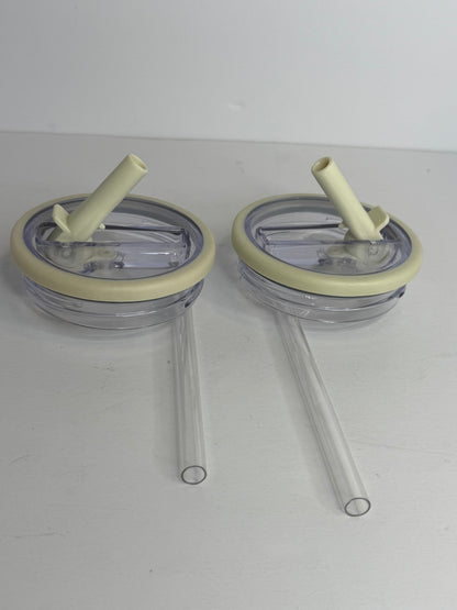 2 Pcs Stanley Lid Replacement 40 Oz,Flip Straw Reusable Stanley Cup Lids Spill Proof 40oz, H2.0 Quencher Protour Tumbler, Spill Proof Cover, Spill-Proof Design, Quencher Cup Accessories - Flip It Now