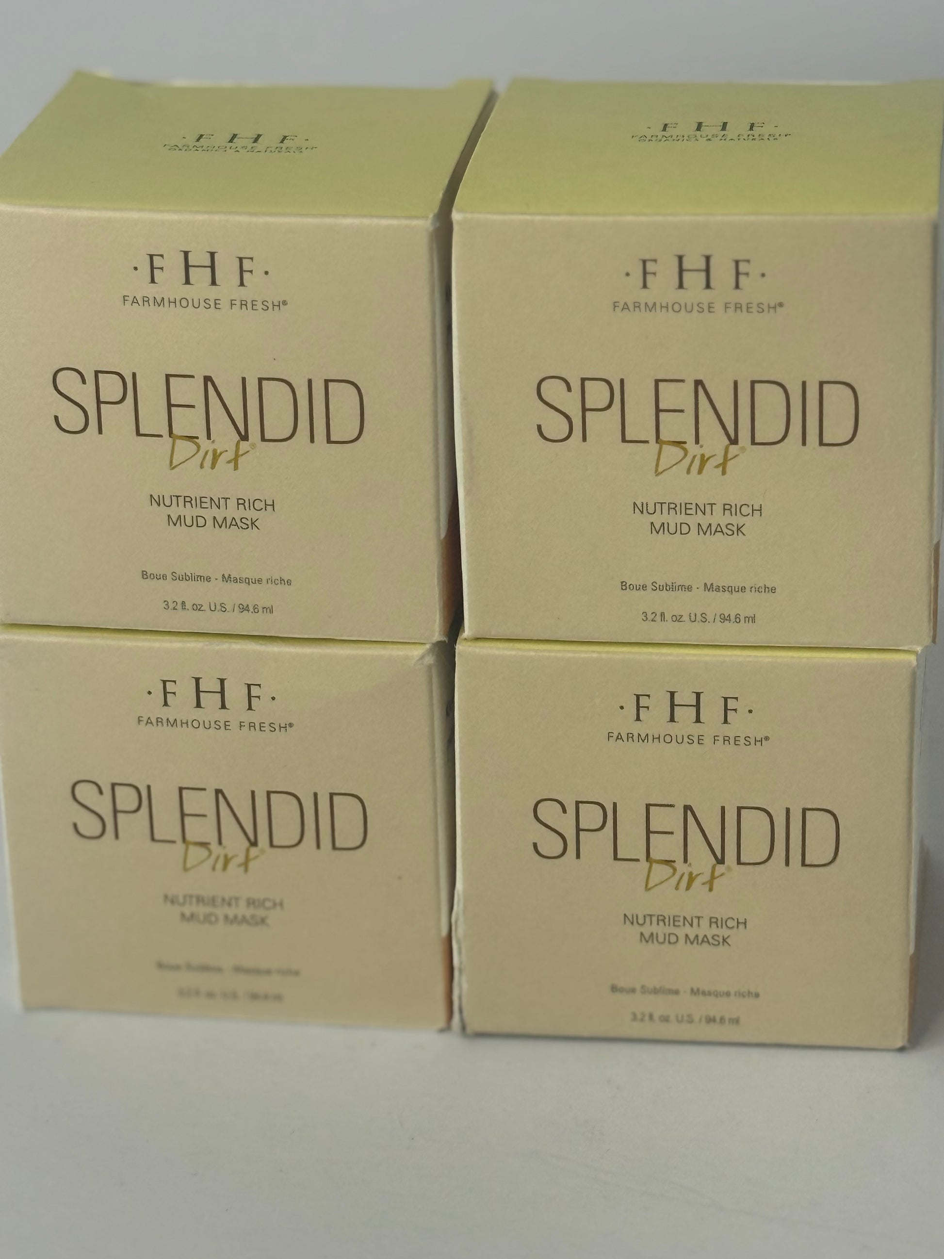 (x4) FarmHouse Fresh Splendid Dirt Nutrient-Rich Mud Mask , 3.2 Fl Oz (Pack of 1) - Flip It Now