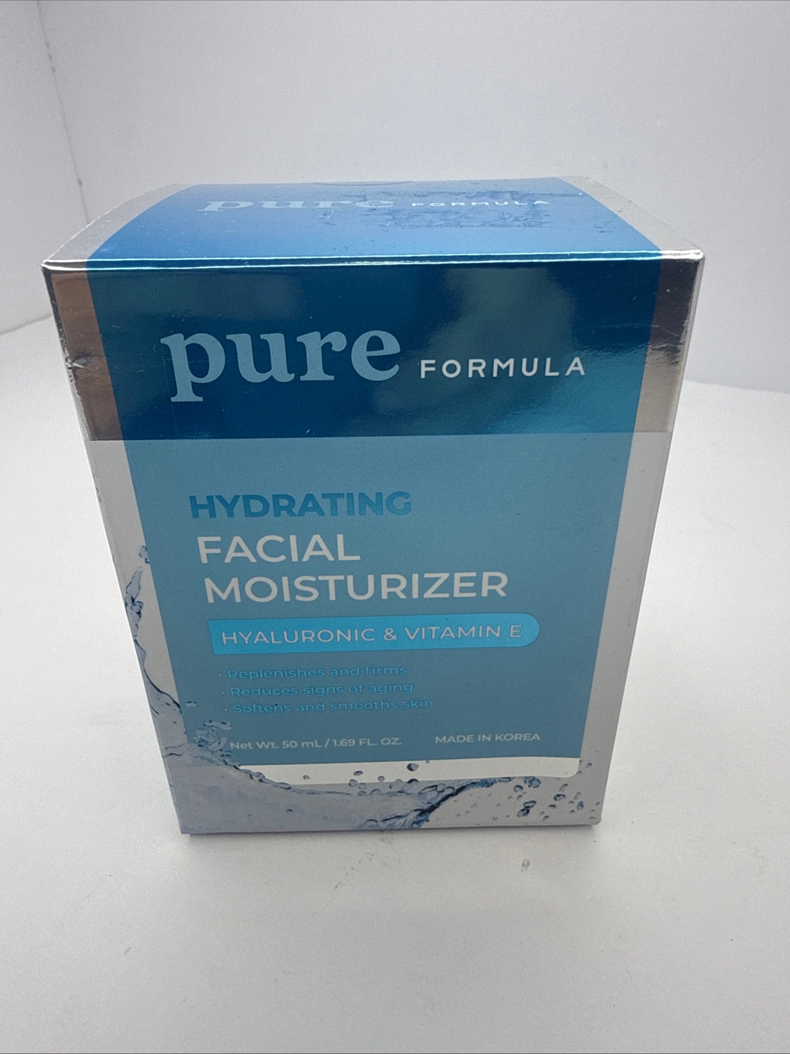 Pure Daily Care Essential Hyaluronic Moisturizer (1.69 Oz) - Hydrating Silicone-Free Daily Clean Beauty Face Cream For All Skin Types - Flip It Now